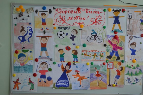 Рисование на спортивную тему