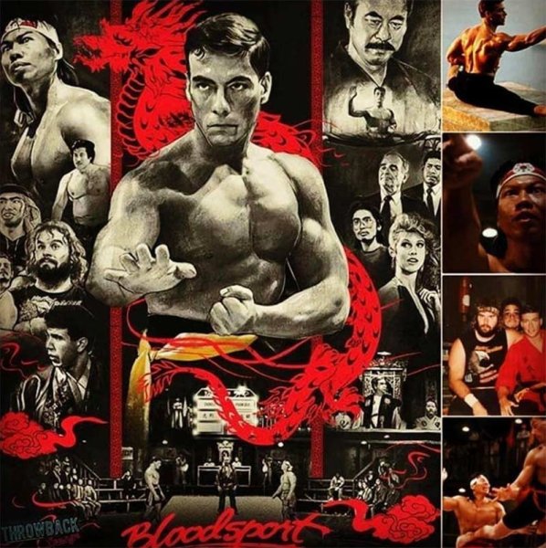 Jean Claude van Damme плакаты 90х