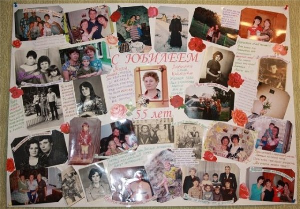 Плакат маме на день рождения