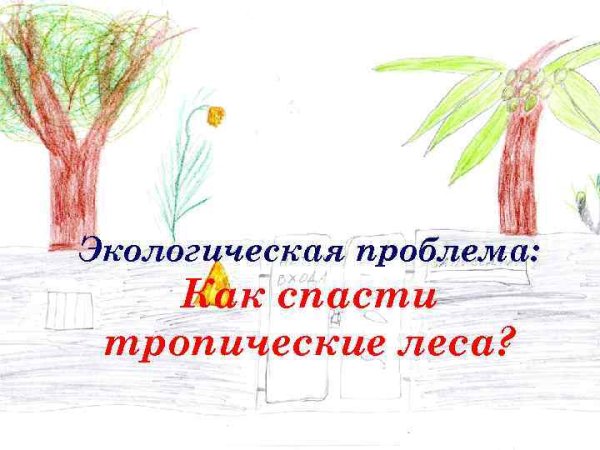 Плакаты против вырубки леса