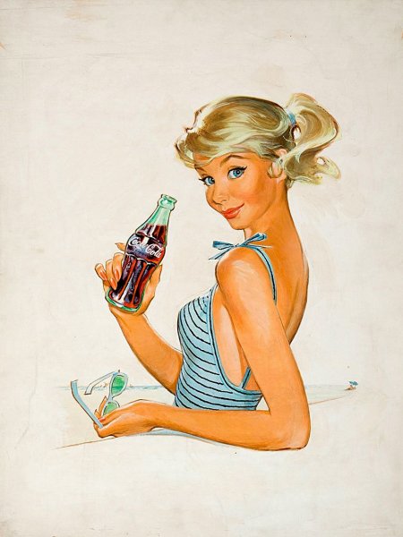 Рекламные плакаты в стиле ретро