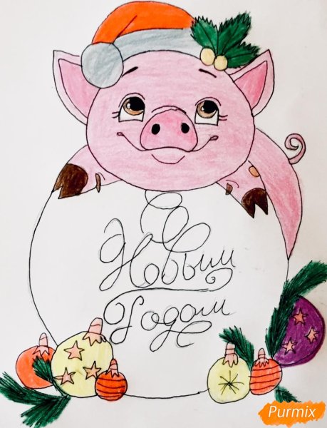 Открытки на новый год 2021 рисунки