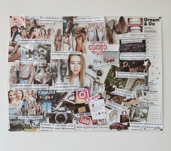 Карта желаний готовая