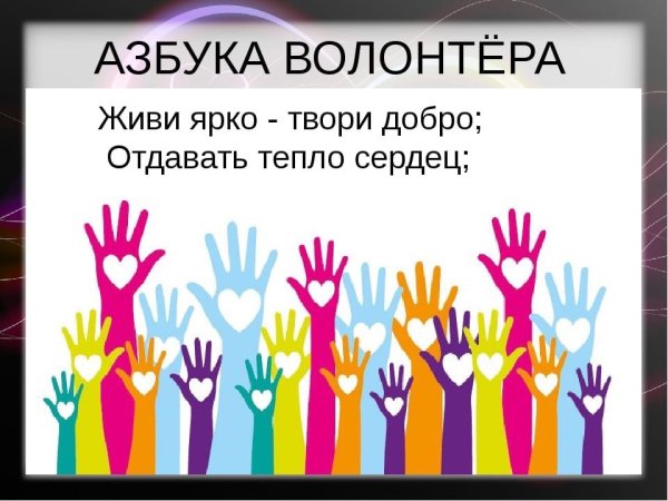 Презентации о волонтёрстве