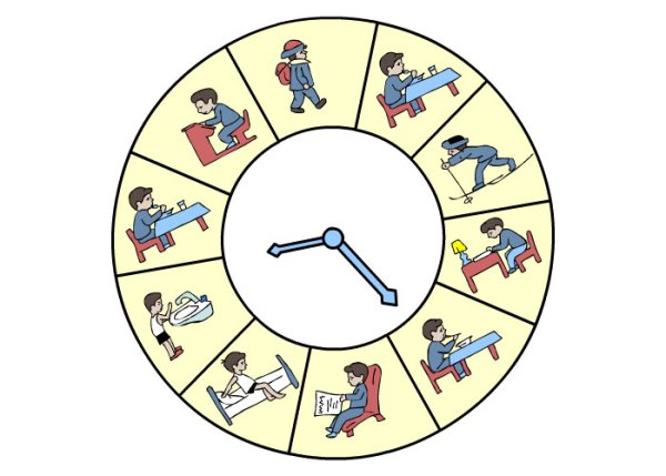 Режим дня рисунок