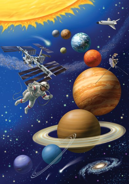 Плакат космос для детей