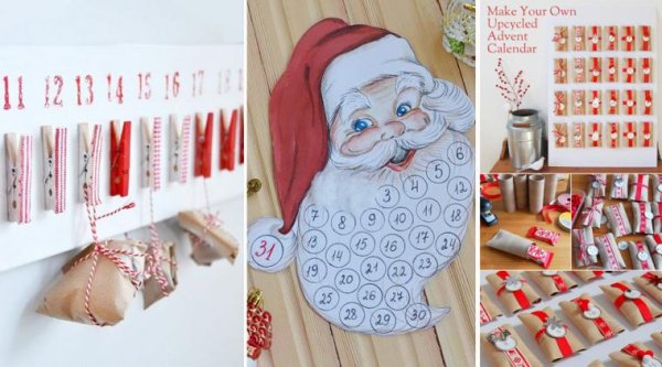 Адвент календарь дед Мороз с бородой