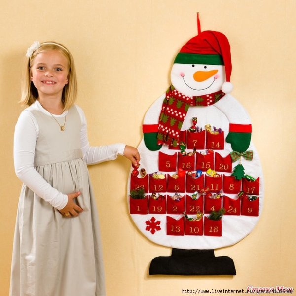Новогодний календарь для детей