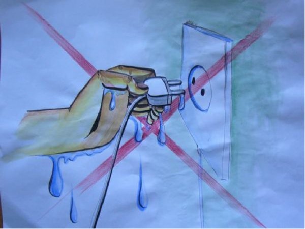 Электробезопасность рисунок