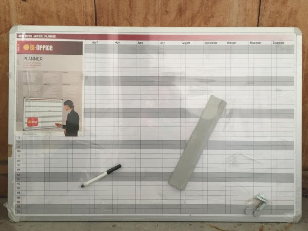 Планинг 2x3 доска планер "на год с примечаниями",120х90, tp008