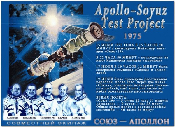 Полет Союз 19 и Аполлон