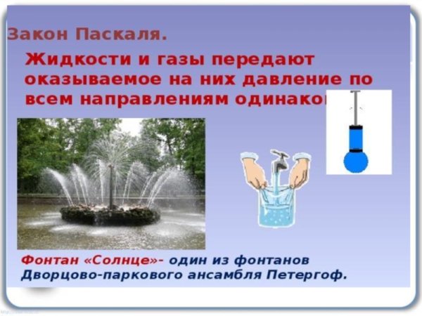 Статика и гидростатика формулы