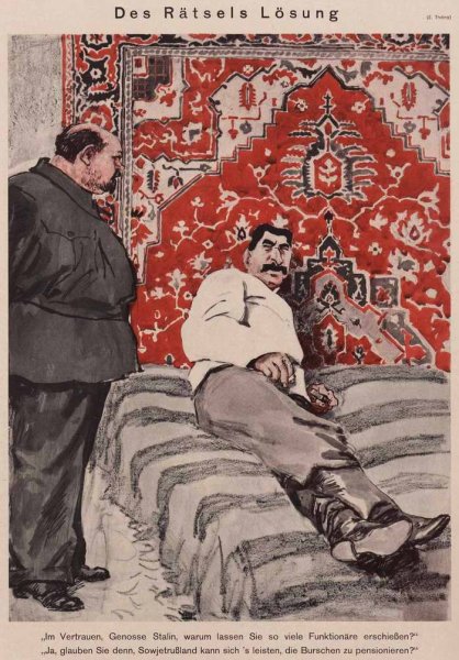 Карикатуры на Сталина 30-х годов