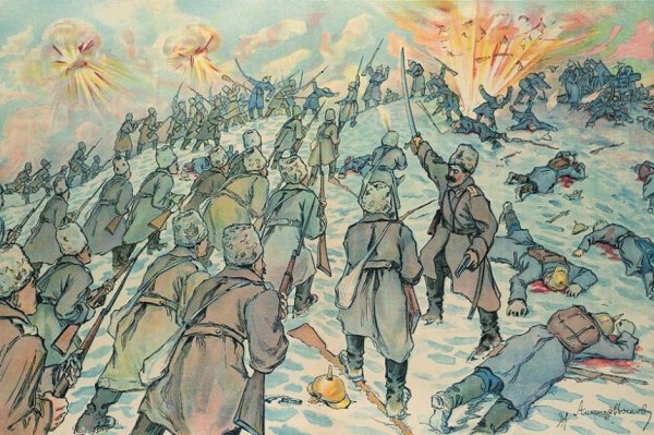 Плакат Российской империи в первую мировую войну