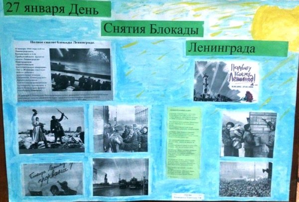 Снятие блокады Ленинграда плакат
