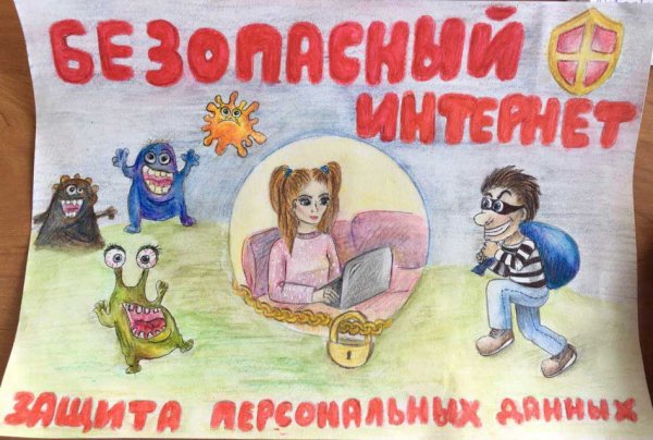 Безопасность в сети интернет рисунок