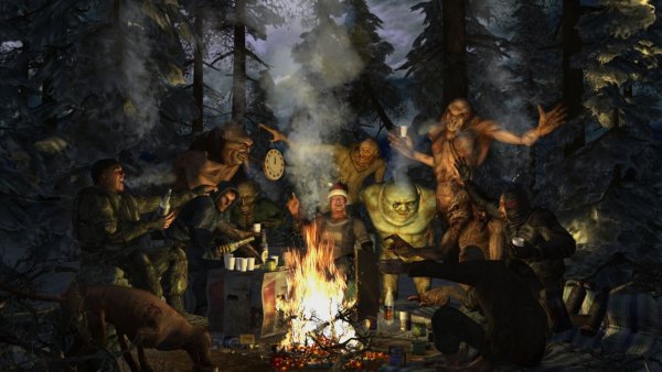 Сталкер привал арт