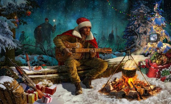 Новогодний арт игры