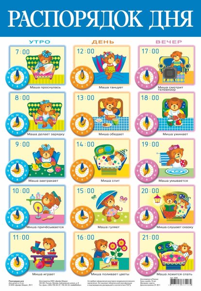 Распорядок дня