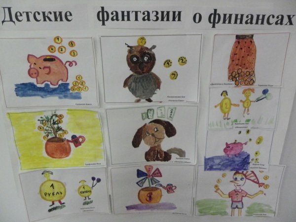 Рисунок на тему финансовая грамотность