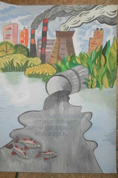 Экологический плакат