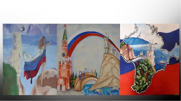 Рисунок на тему Крымская Весна