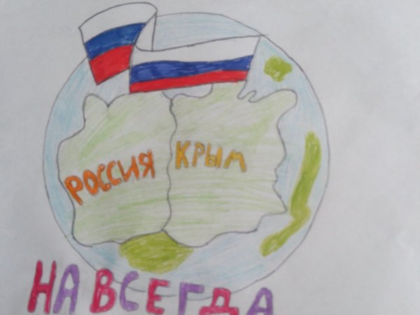 Рисунок на тему Россия и Украина