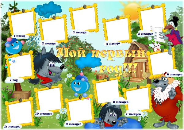 Плакат для фотошопа с днем рождения