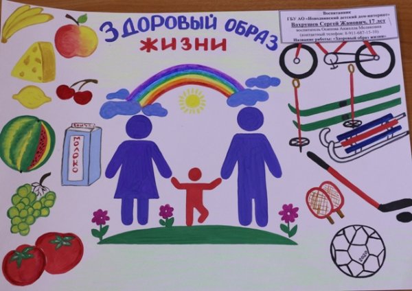 Плакат мы за здоровый образ жизни