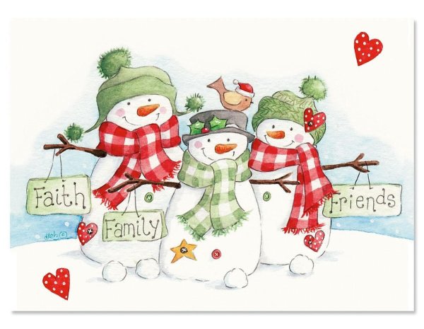 Милые новогодние открытки