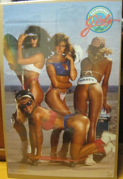 Плакаты 90-х годов девушки