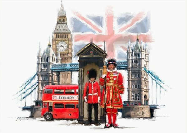 Лондон на Кристмас