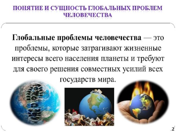 Глобальные проблемы человечества Обществознание