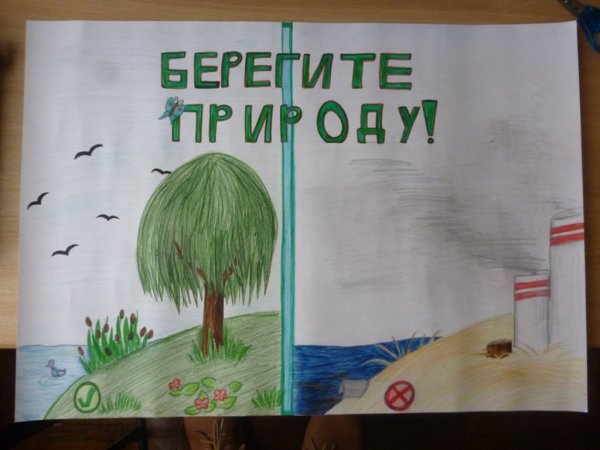 Рисунок берегите воду