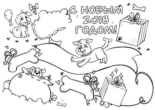 Новогодние рисунки карандашом