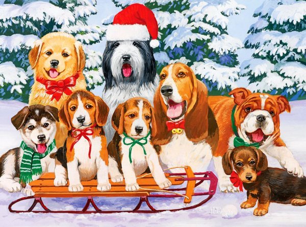 Новогодний плакат рисунок