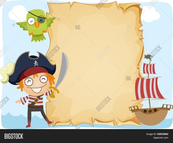 Рамки в тематике пиратов
