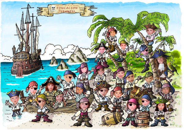 Плакаты в пиратском стиле