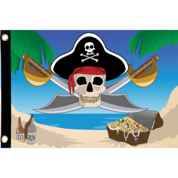 Пиратская вечеринка плакат