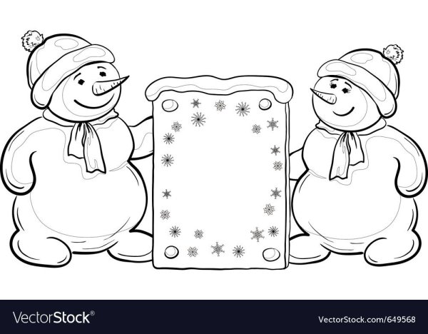 Новогодний плакат рисунок