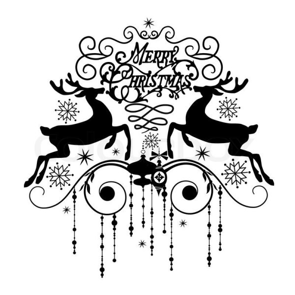 Новогодние надписи рисунок карандашом