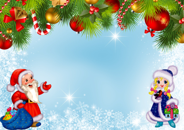 Объявление о новогоднем утреннике в детском саду