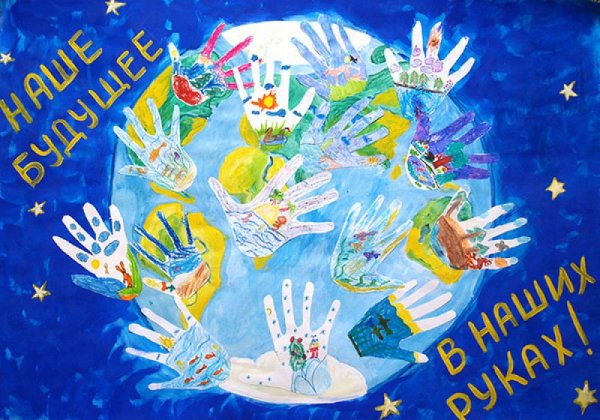 Будущее в наших руках плакат