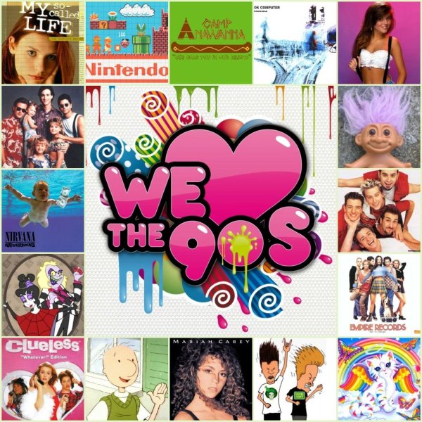 Девяностые коллаж