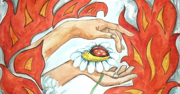 Плакат на тему пожарная безопасность