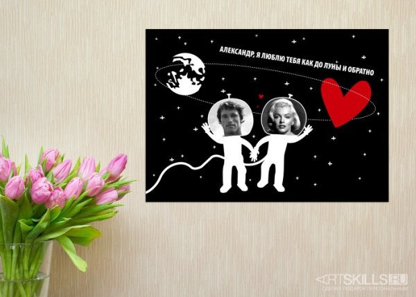 Постер для любимого на годовщину