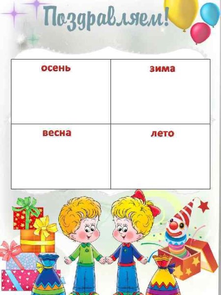 Дни рождения для классного уголка