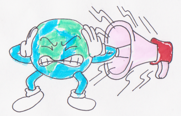 Шумовое загрязнение плакат