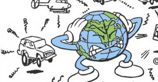 Шумовое загрязнение иллюстрации