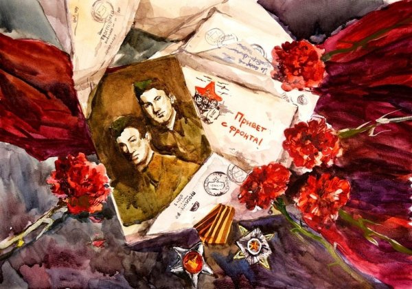 Рисунок на 9 мая